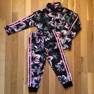 Adidas jacket and jogger set for girl